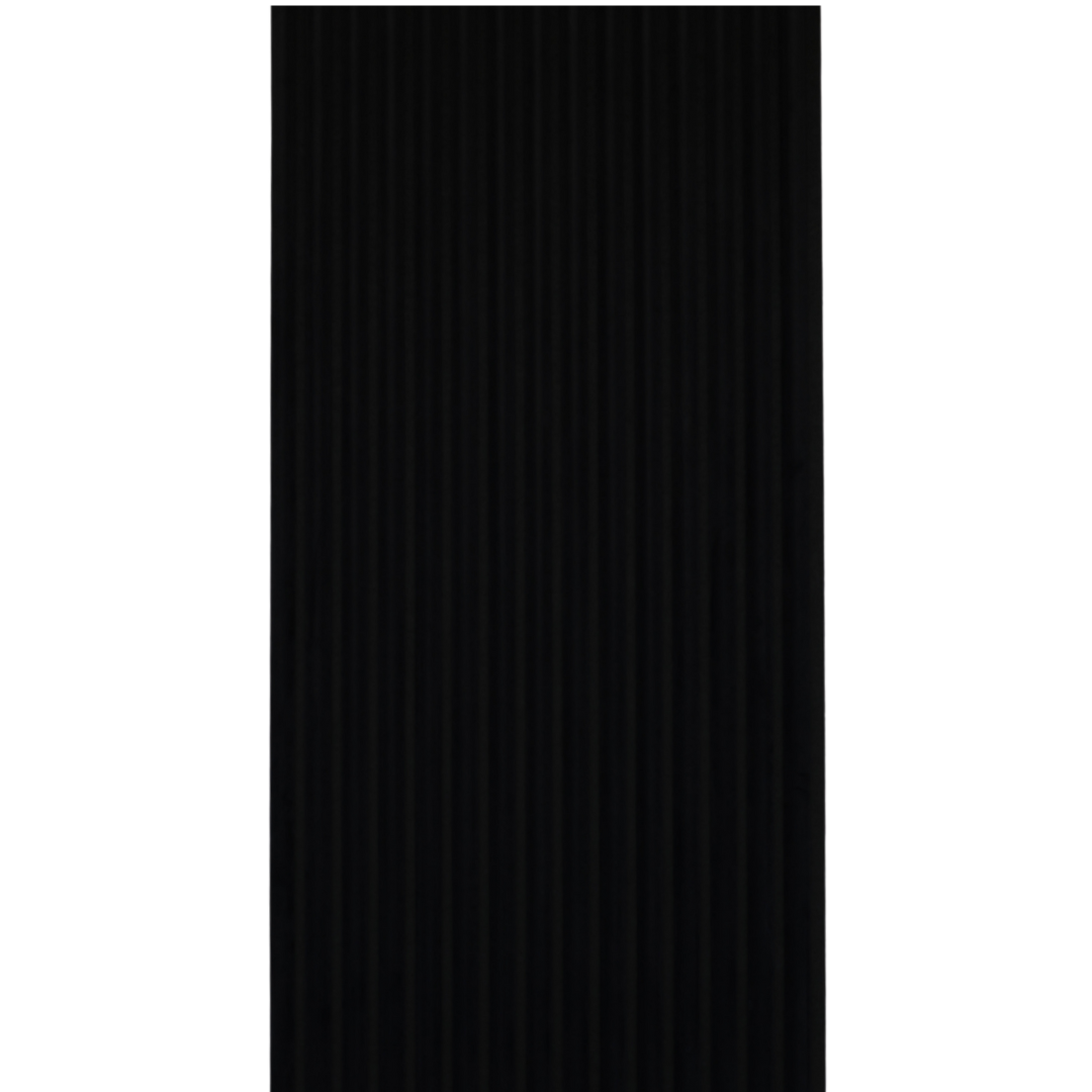 Suède Zwart – 270×60 cm (21 mm Dikte) | Akoestische Wandpanelen van Totaal Decor