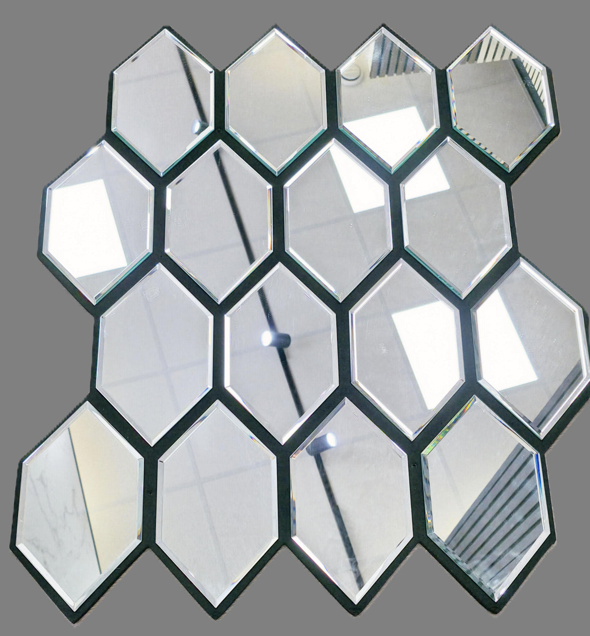 Spiegel Akoestische Panelen zilver 70 x 83 cm