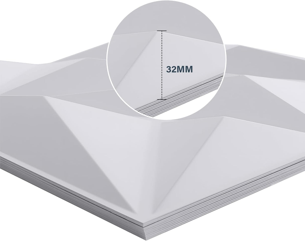 3D Wandpaneel Diamond White