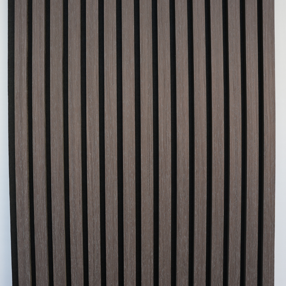 Oak Walnoot – 270×60 cm (21 mm Dikte) | Akoestische Wandpanelen van Totaal Decor