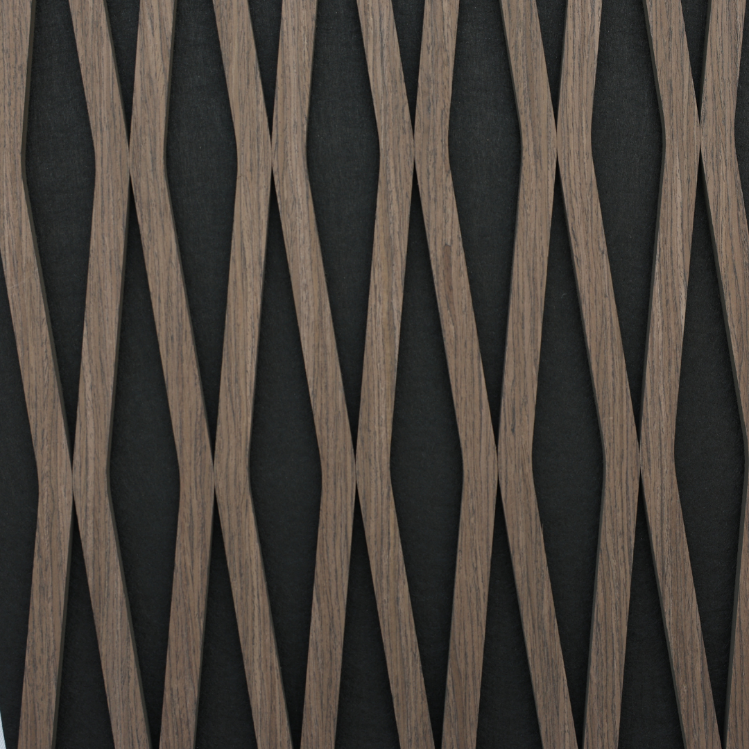 Diamant Walnoot – 270×60 cm (21 mm Dikte) | Akoestische Wandpanelen van Totaal Decor