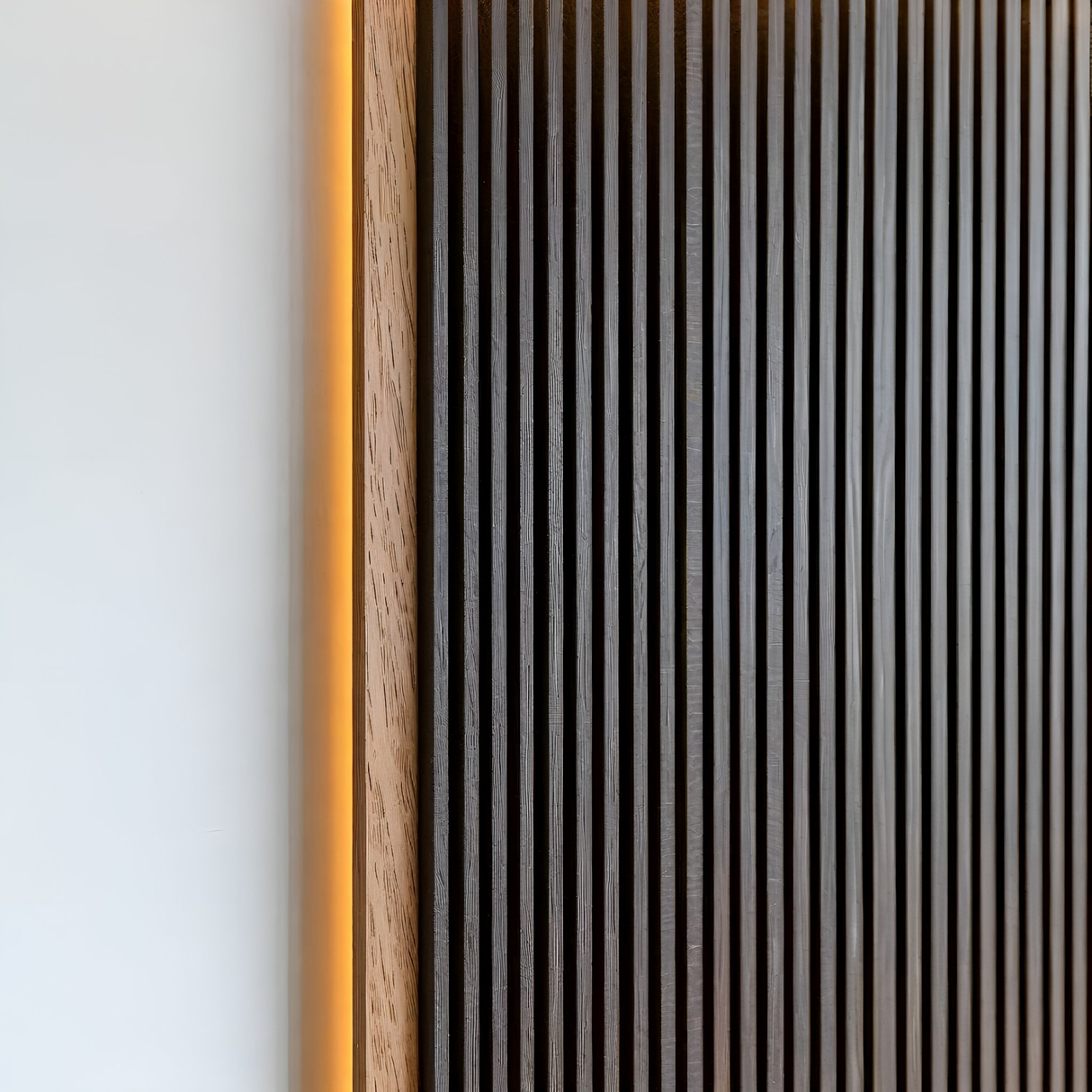 Smoky Walnoot Bruin – 270×60 cm (21 mm Dikte) | Akoestische Wandpanelen van Totaal Decor