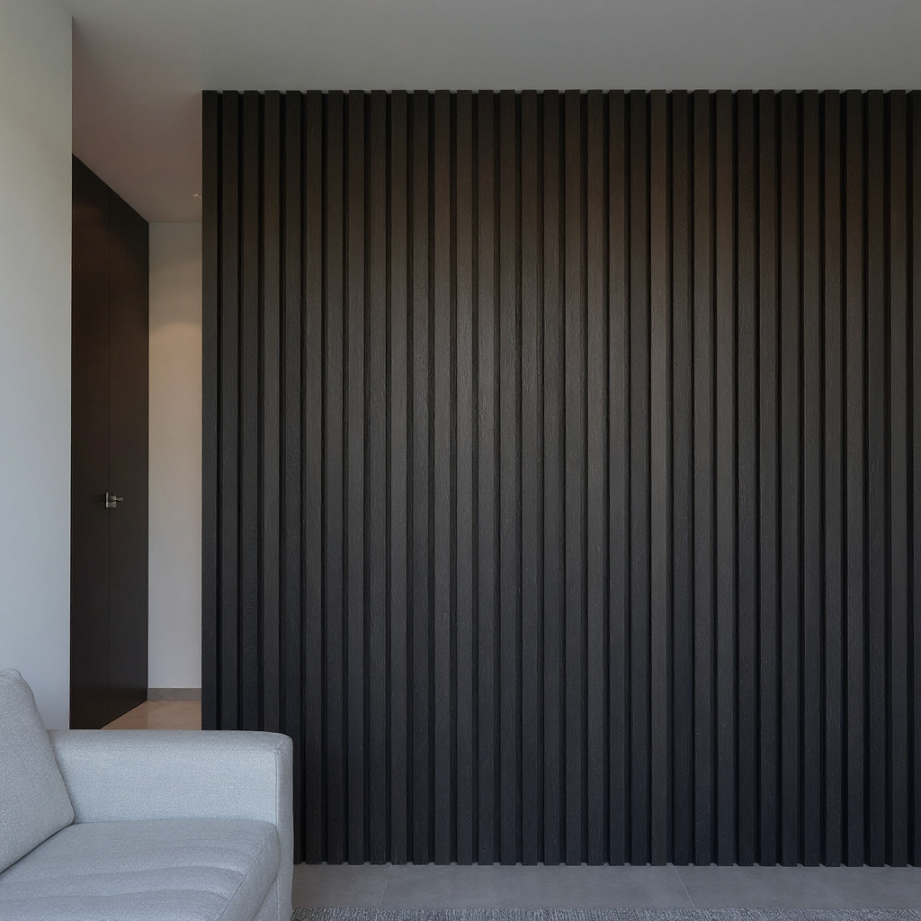 Oak Walnoot – 270×60 cm (21 mm Dikte) | Akoestische Wandpanelen van Totaal Decor