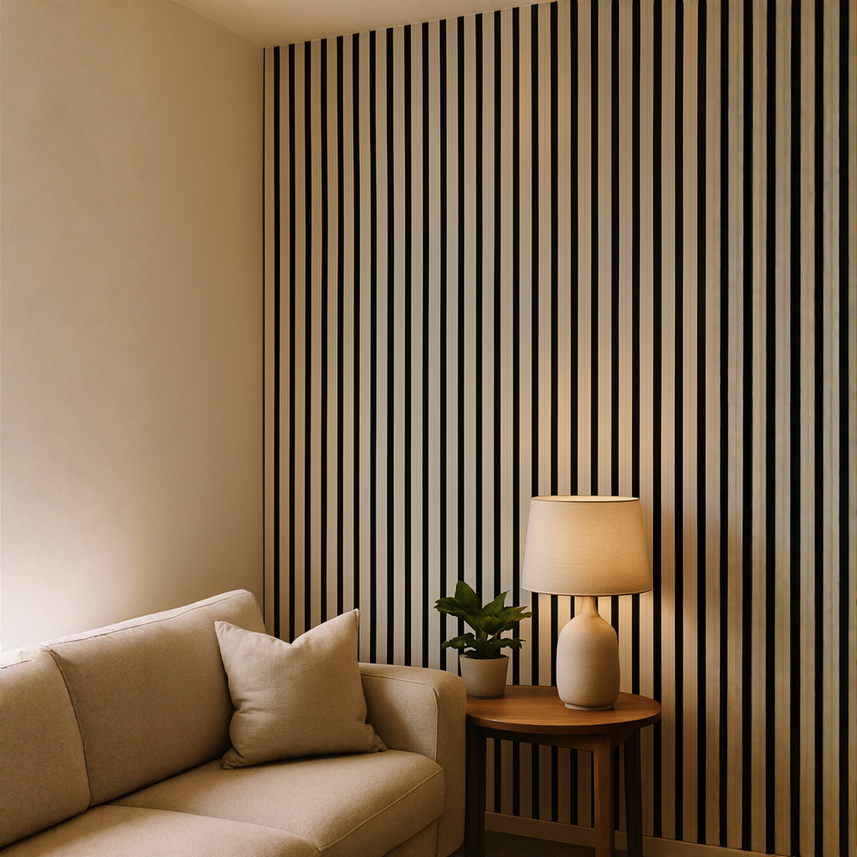 Eikenwit – 270×60 cm (21 mm Dikte) | Akoestische Wandpanelen van Totaal Decor