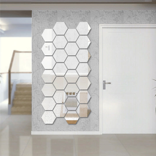 Spiegel Akoestische Panelen zilver 70 x 83 cm