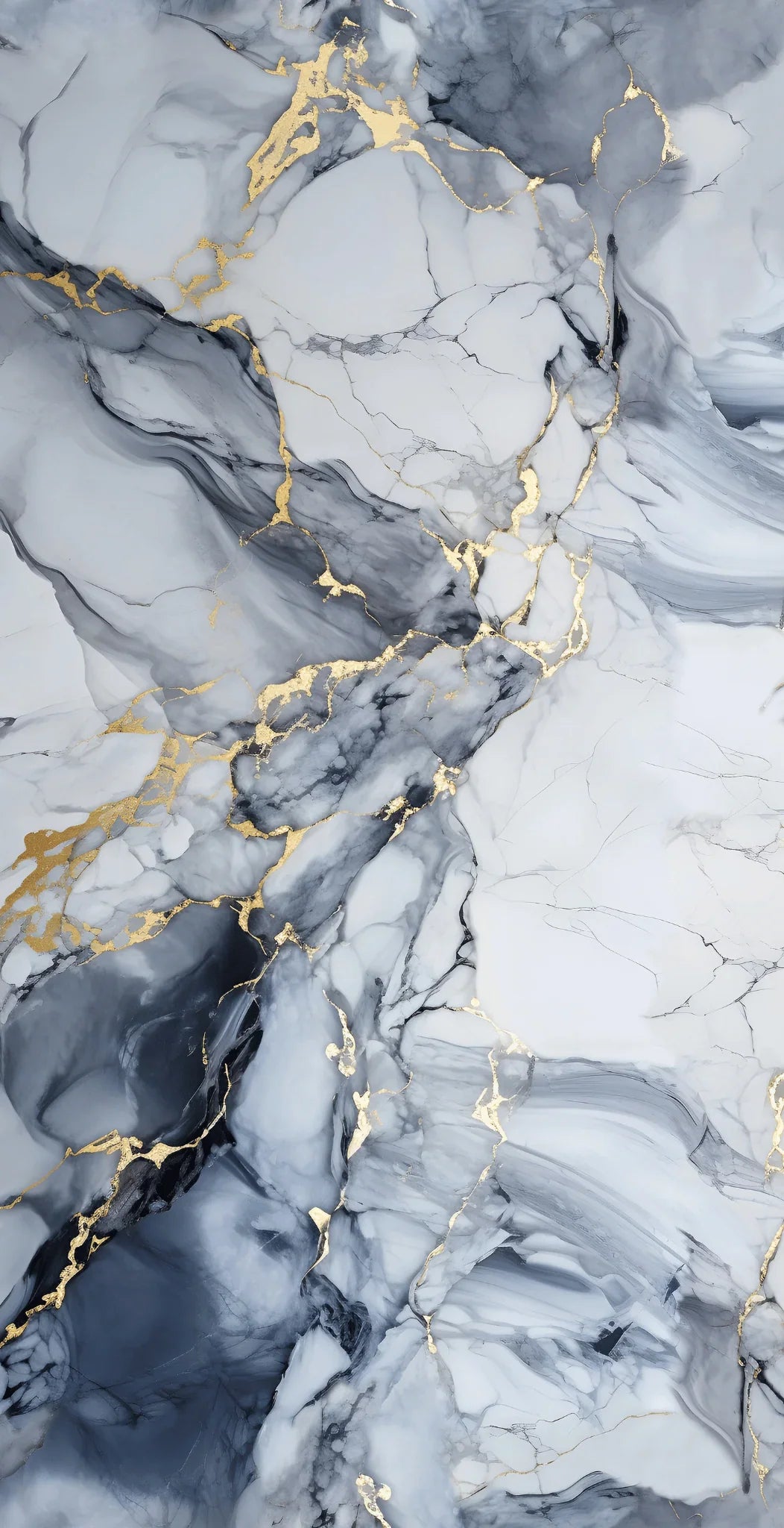 Luxury gray marble with gold veining, ideal for modern wall panels and WPC decor