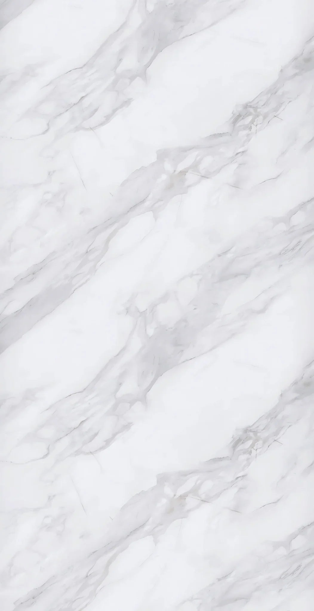 White marble effect WPC wall panel with elegant gray veining for modern interior design