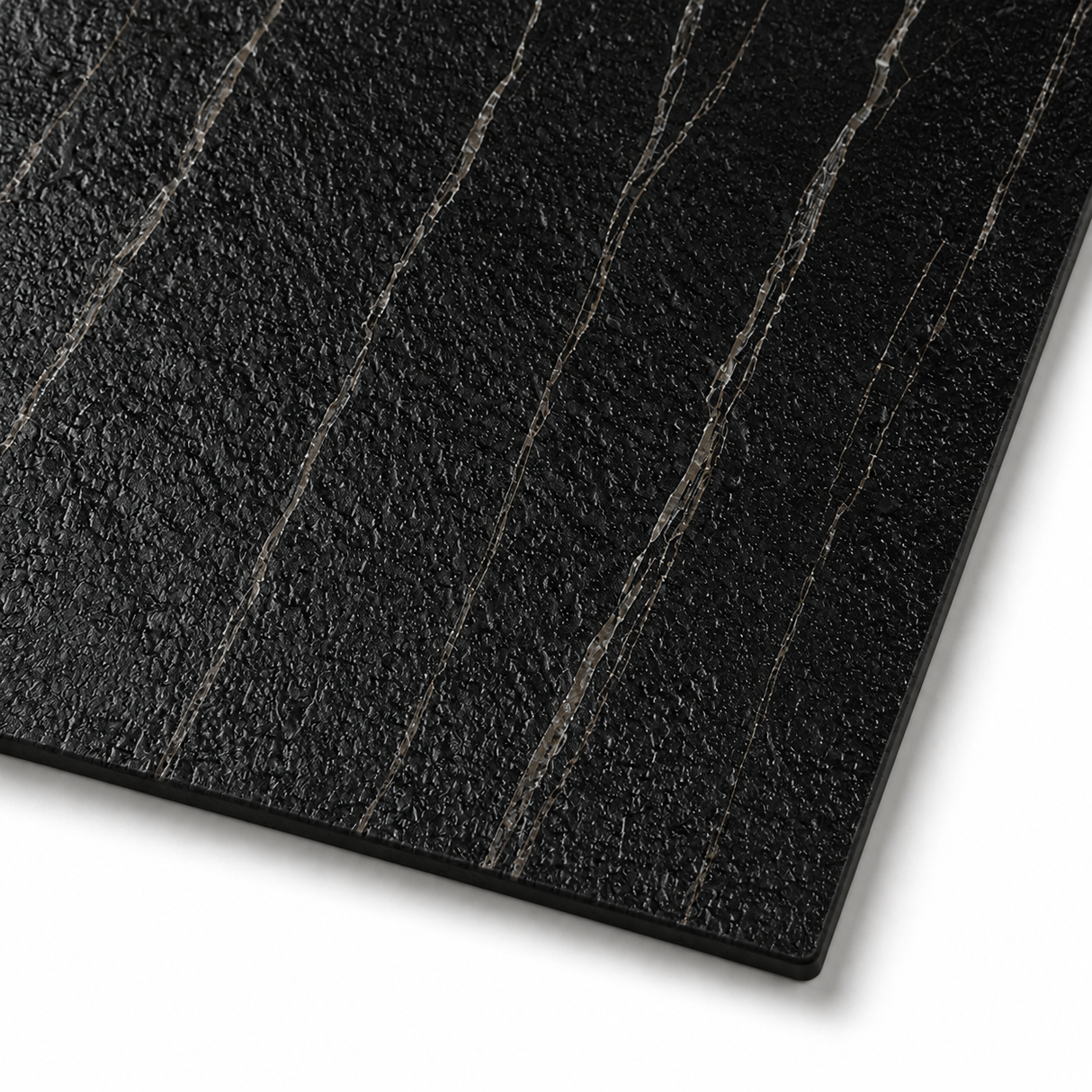 Embossed Black Spc wandpanelen 206
