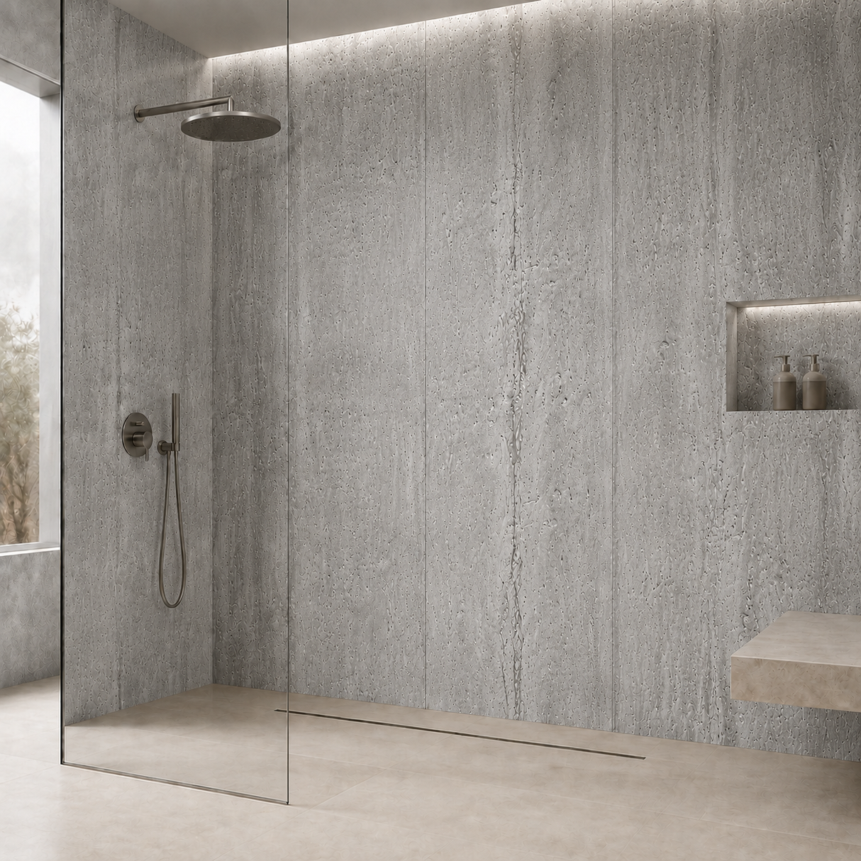 Embossed Concrete Spc wandpanelen 205
