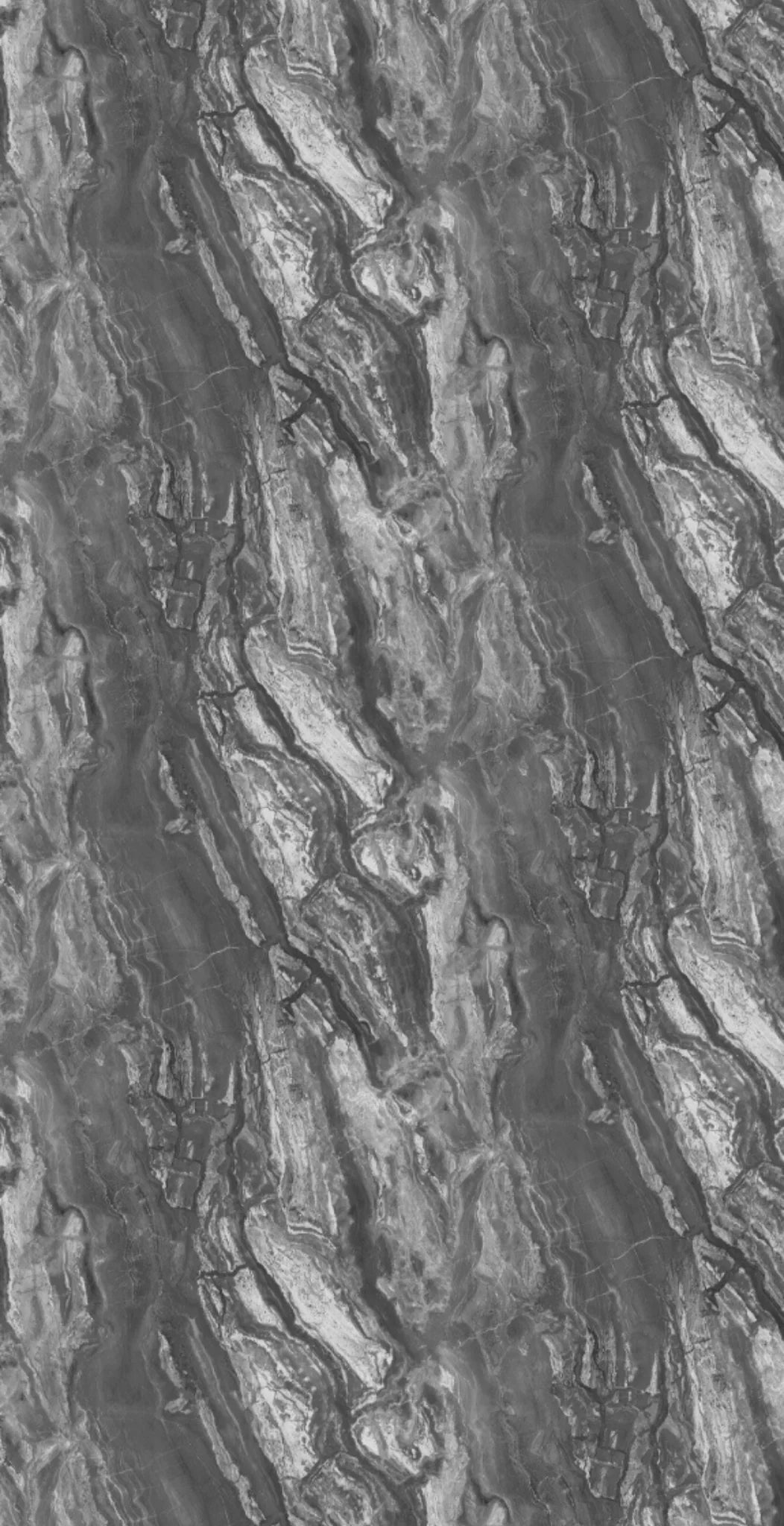 Grey marble-patterned WPC wall panel with natural veining for modern interior decor