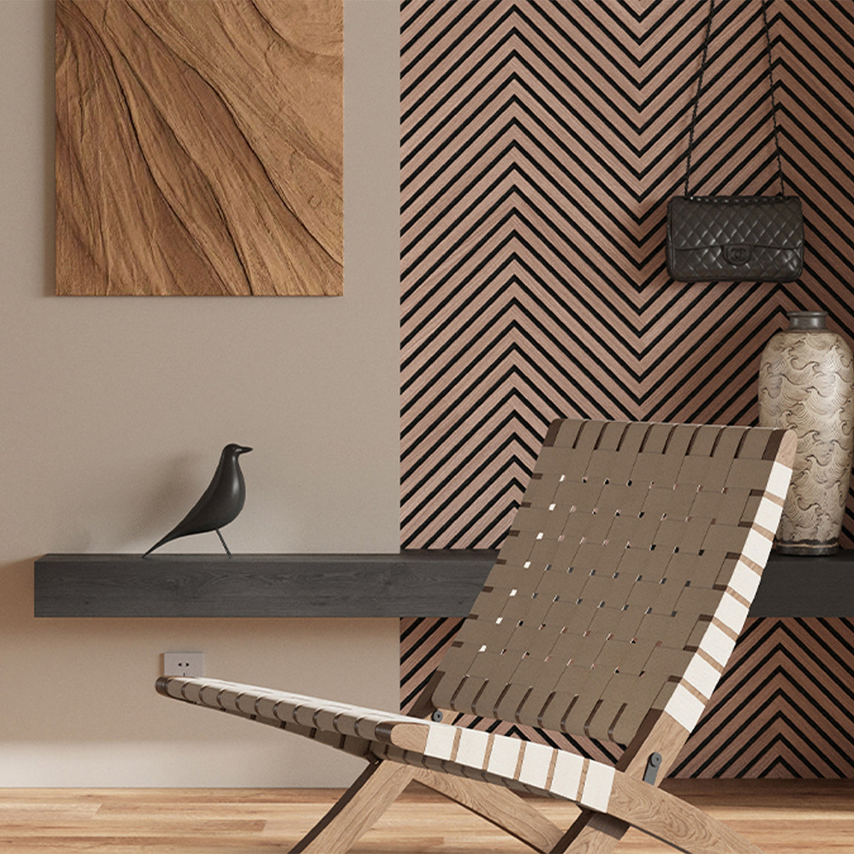 Cubes Spiegel Wandpaneel – 70 x 83 cm Aku : 320176