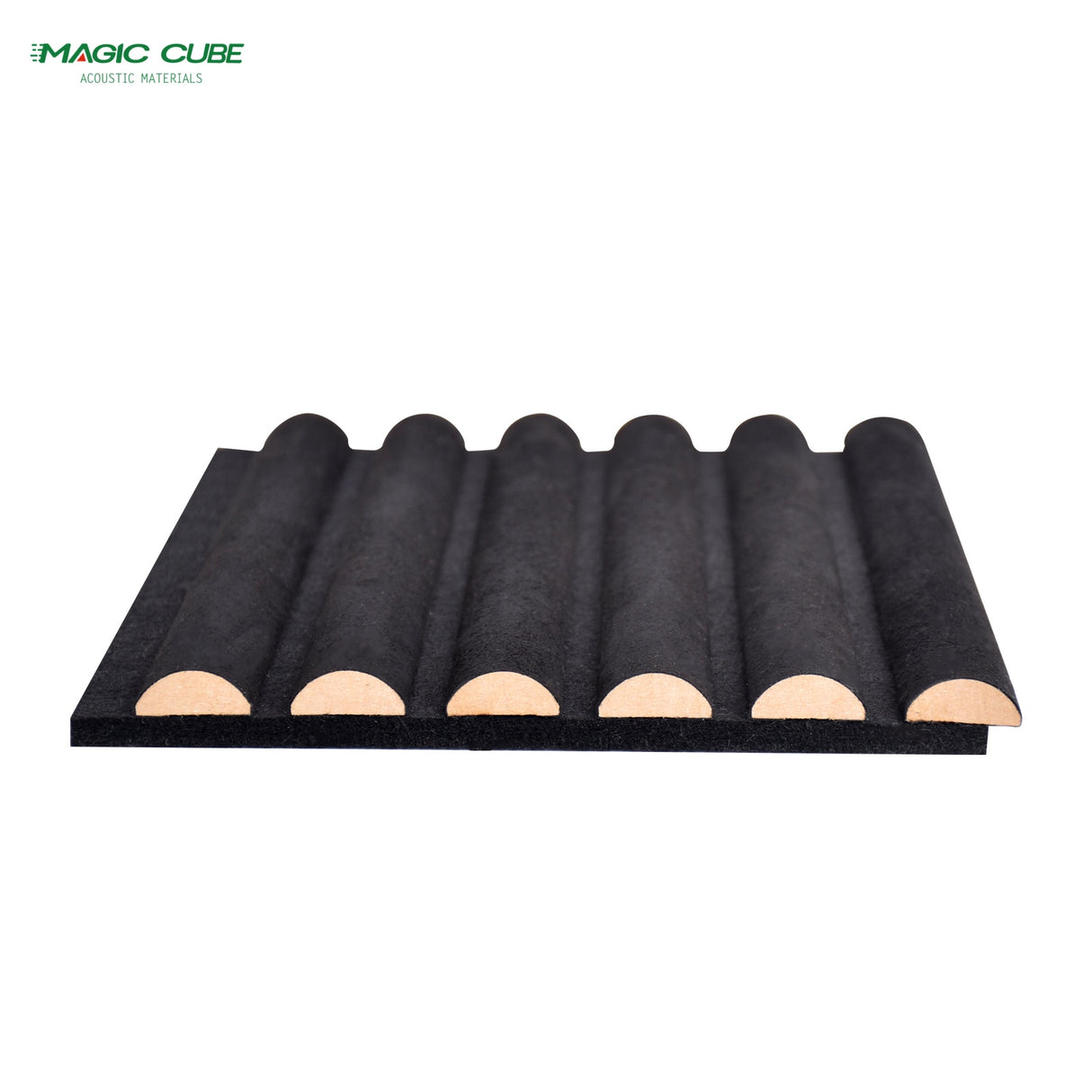 Suède Zwart – 270×60 cm (21 mm Dikte) | Akoestische Wandpanelen