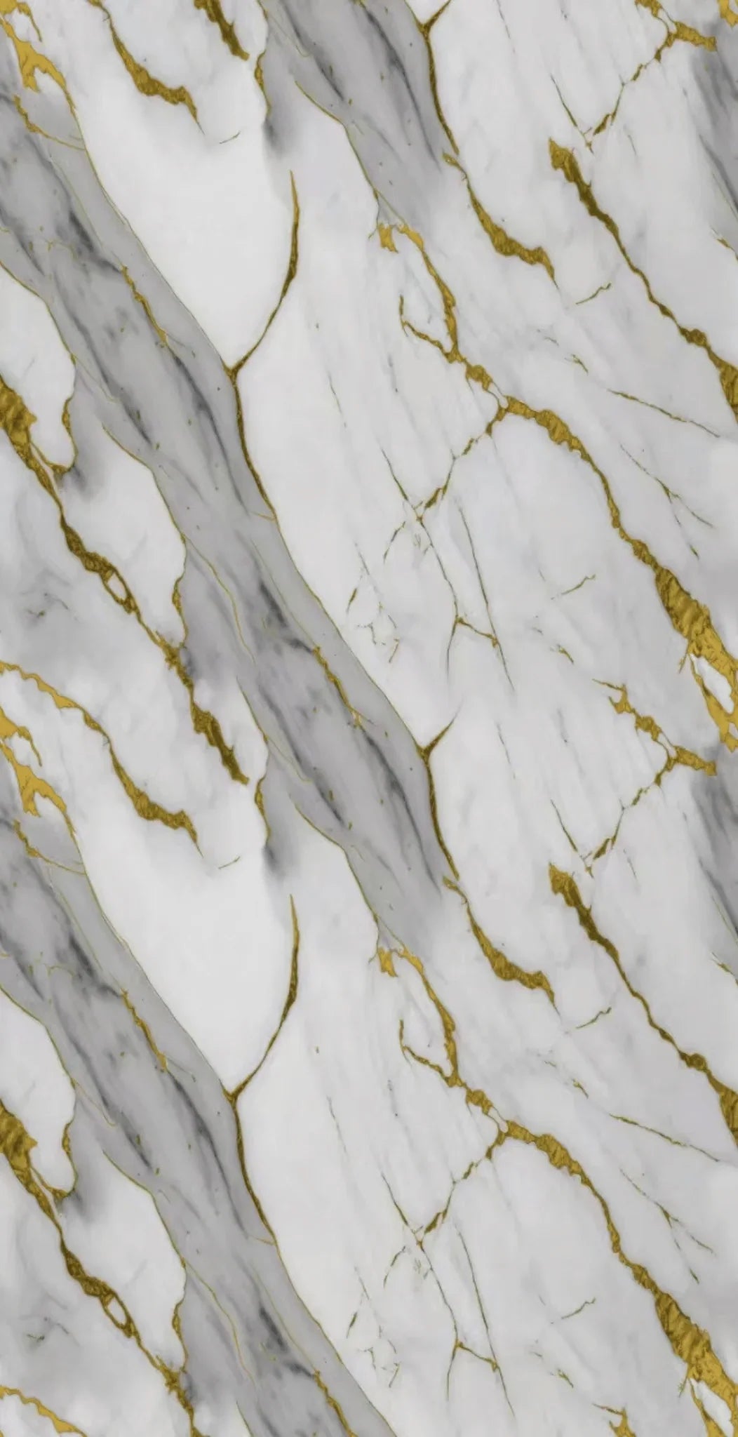 White marble panel with gold veining, ideal for luxury wall decor and interior design