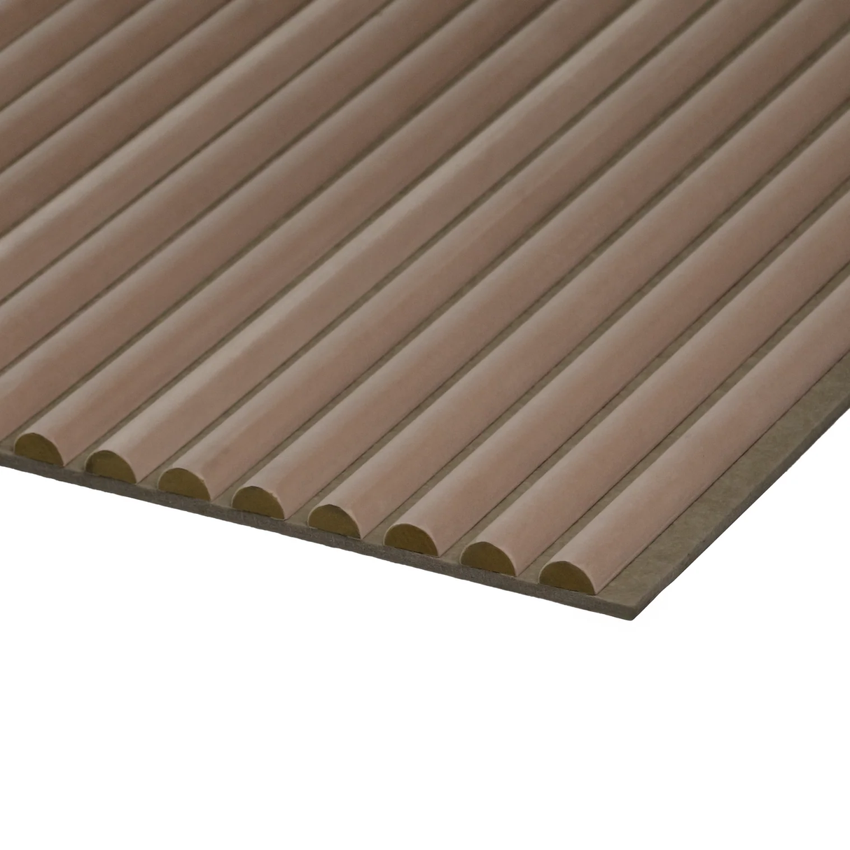 Suède Lichtbruin – 270×60 cm (21 mm Dikte) | Akoestische Wandpanelen van Totaal Decor