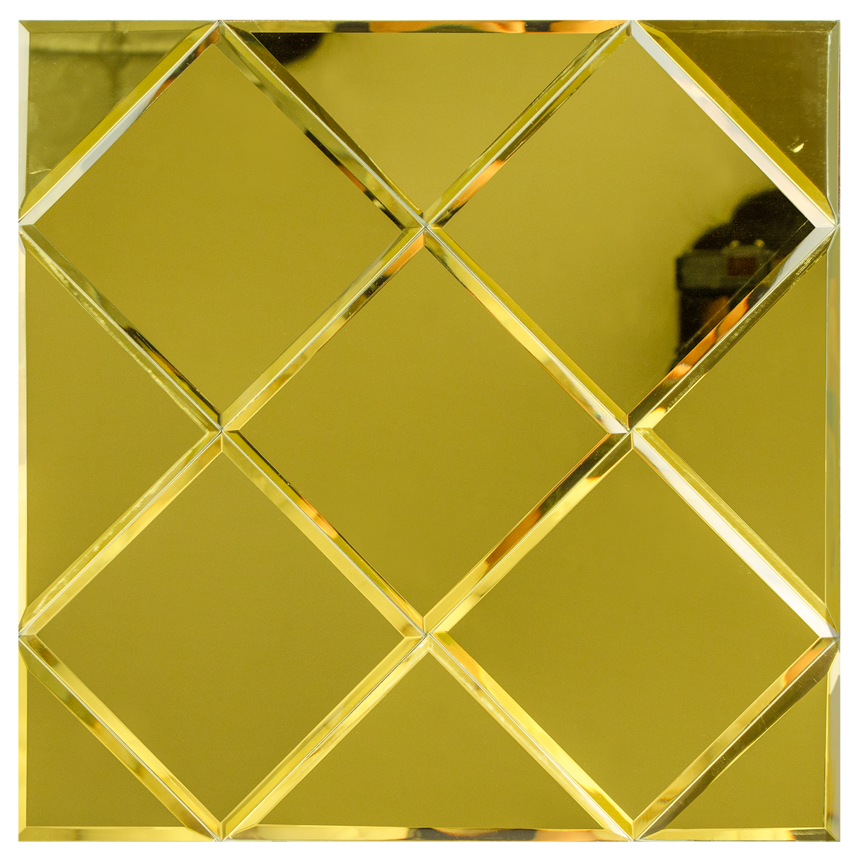Diamond Gold Mirror | Zelfklevende Steenstrips van Totaal Decor