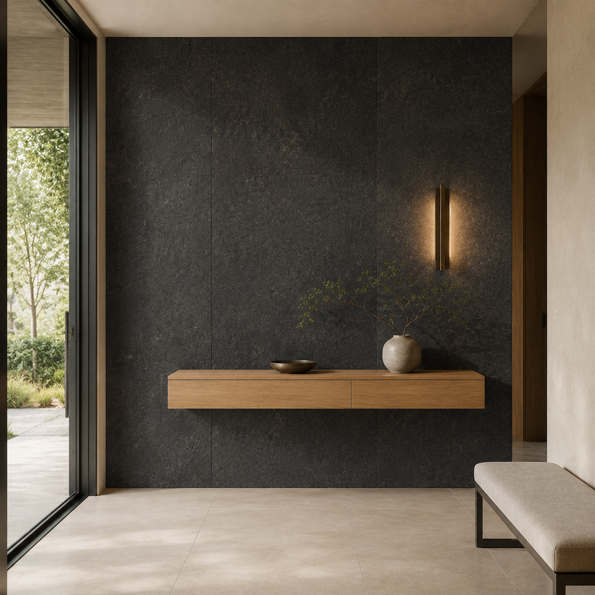 Shadow Black SPC-wandpanelen 106