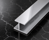 Tussenprofiel Aluminium (3 meter)