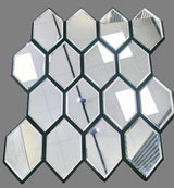 Spiegel Akoestische Panelen zilver 70 x 83 cm