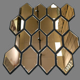 Spiegel Akoestische Panelen Goud 70 x 83 cm