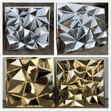 3D Wandpaneel Diamond Silver / TD 04