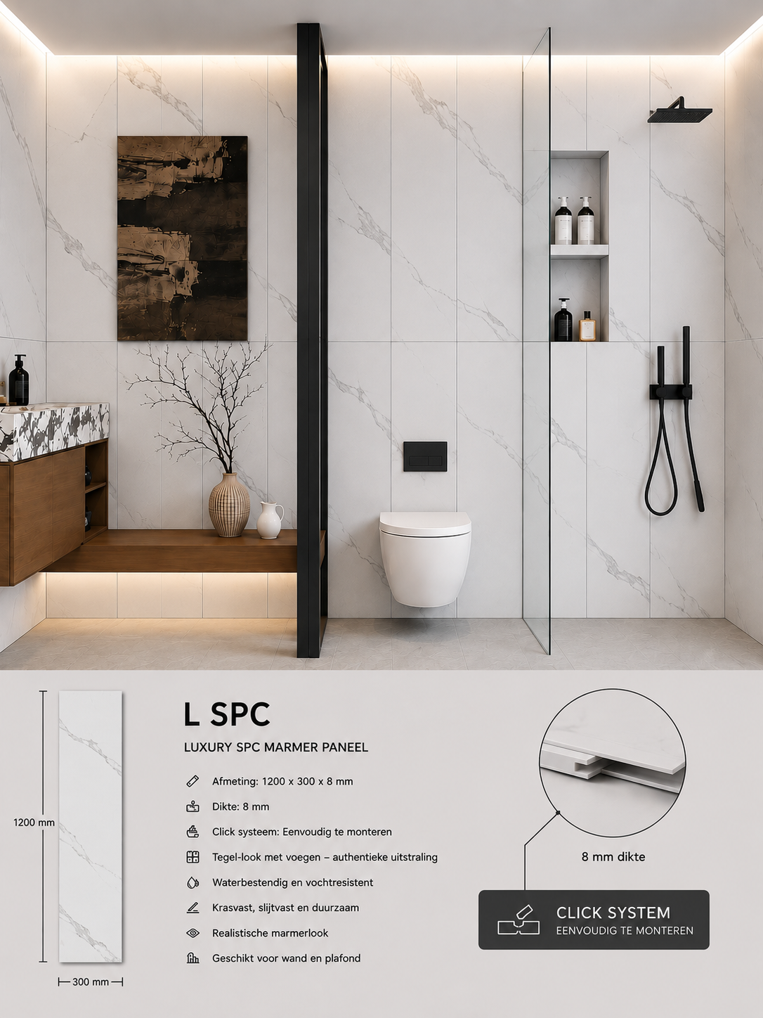 Scandinavian Luxury SPC Tegels  006