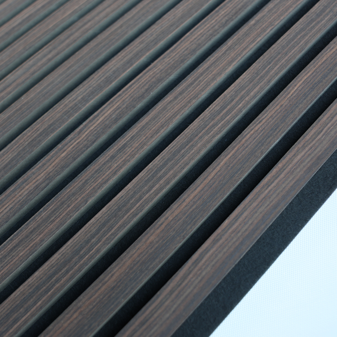 Akoestische Wandpanelen Espresso Bruin