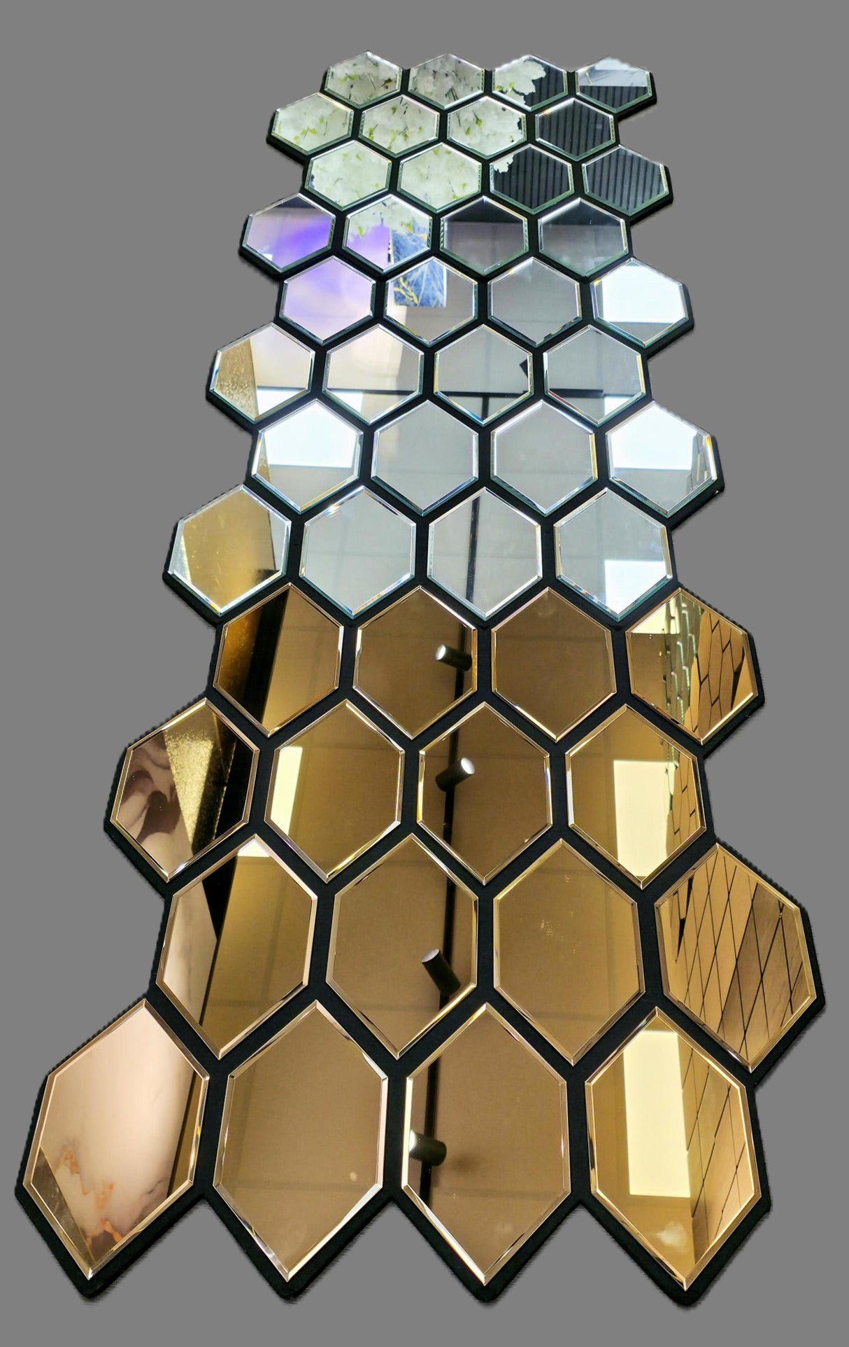 Spiegel Akoestische Panelen Goud 70 x 83 cm