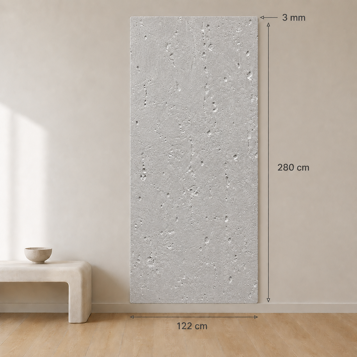 Embossed Soft Beton Spc wandpanelen 203