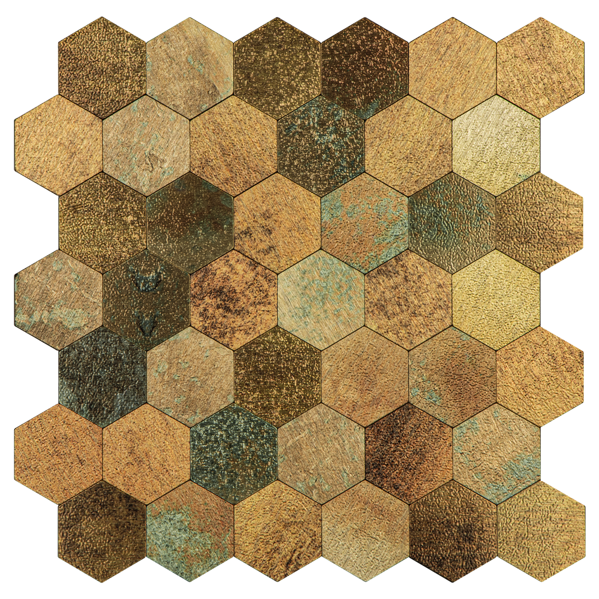 Mix Golden Hexagonal